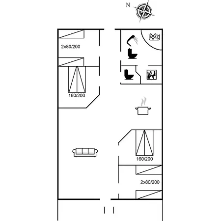 Holiday home Merja Ebeltoft